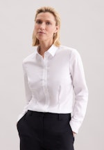 Shirt blouse Uni in White |  Seidensticker Onlineshop