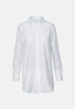 Regular fit Longbluse Uni in Weiß |  Seidensticker Onlineshop