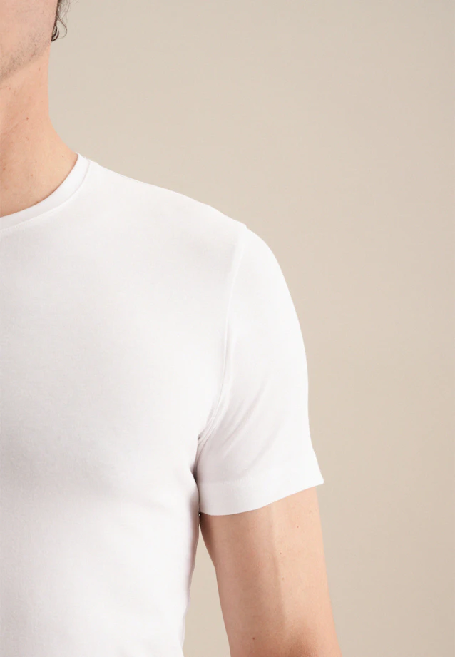 Sous-T-shirt col  rond in Blanc |  Seidensticker Onlineshop