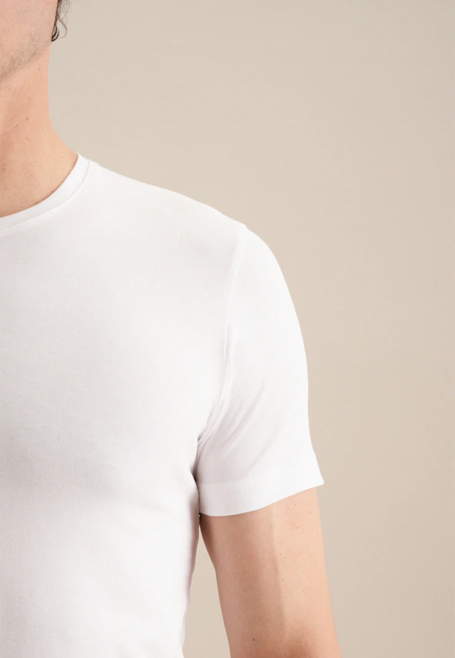 Rundhals Unterzieh-T-Shirt in Weiß |  Seidensticker Onlineshop