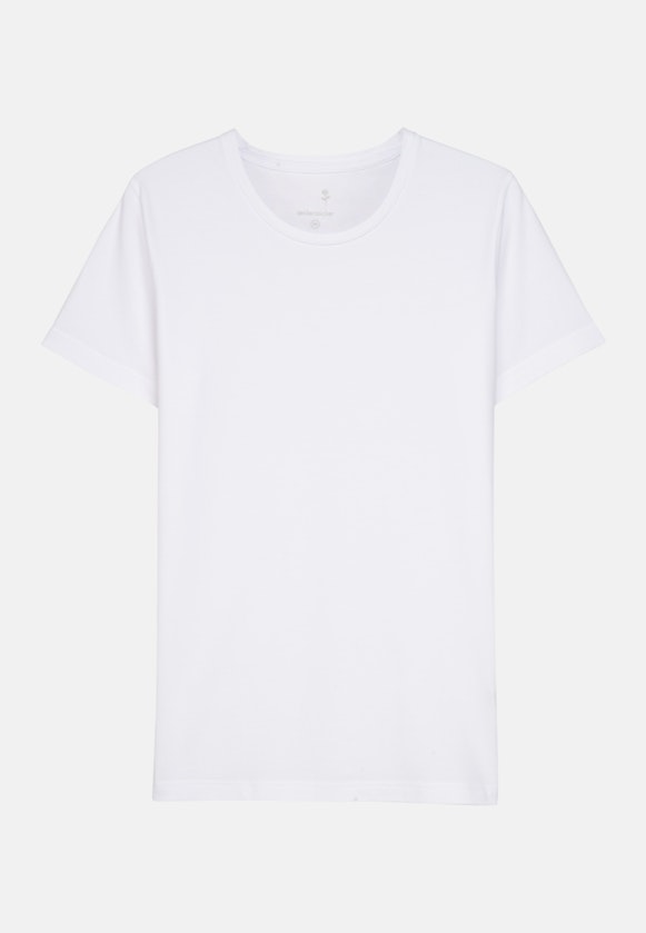 T-Shirt Uni in Weiß |  Seidensticker Onlineshop