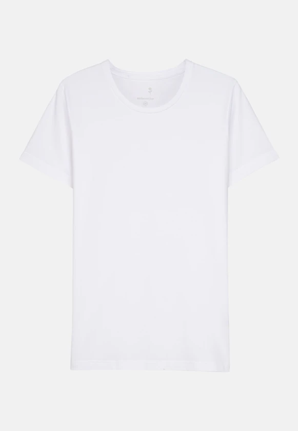 Sous-T-shirt col  rond in Blanc |  Seidensticker Onlineshop