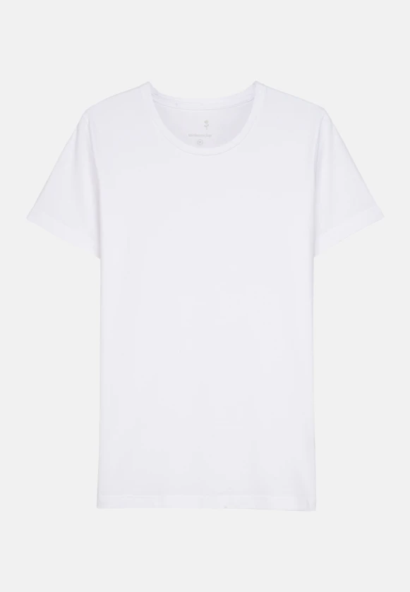 Rundhals Unterzieh-T-Shirt in Weiß |  Seidensticker Onlineshop