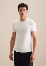 T-Shirt Regular Manche Courte in Blanc |  Seidensticker Onlineshop