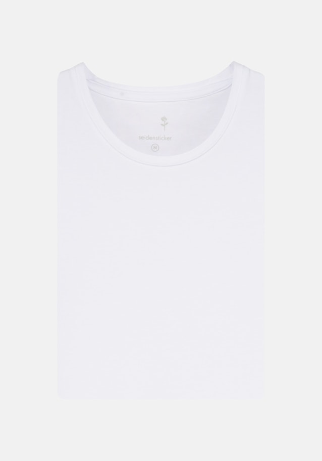 Rundhals T-Shirt Regular in Weiß |  Seidensticker Onlineshop