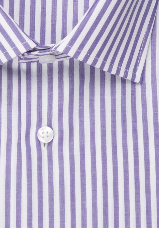 Bügelfreies Popeline Business Hemd in Shaped mit Kentkragen in Lila |  Seidensticker Onlineshop