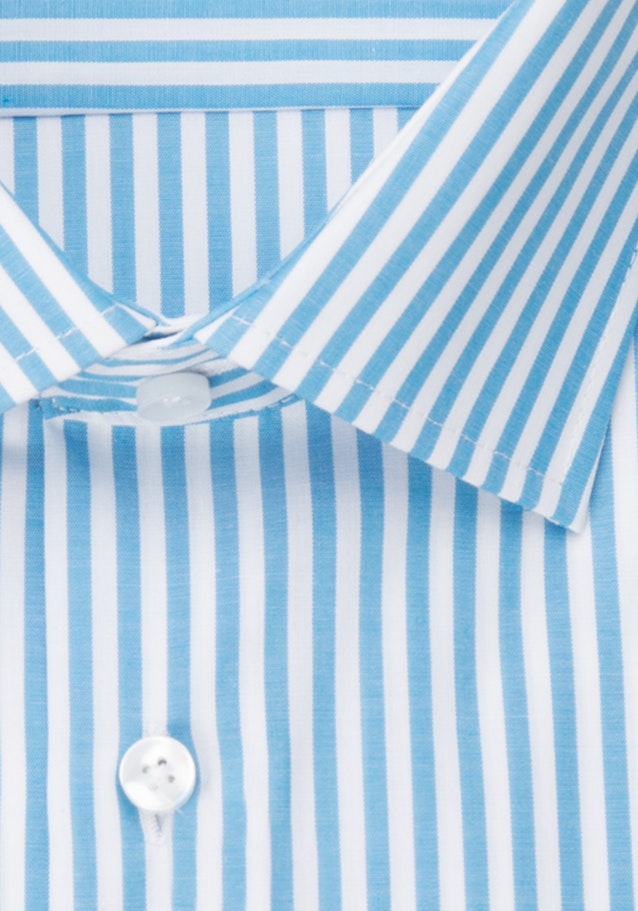 Non-iron Poplin Business Shirt in Shaped with Kent-Collar in Turquoise |  Seidensticker Onlineshop