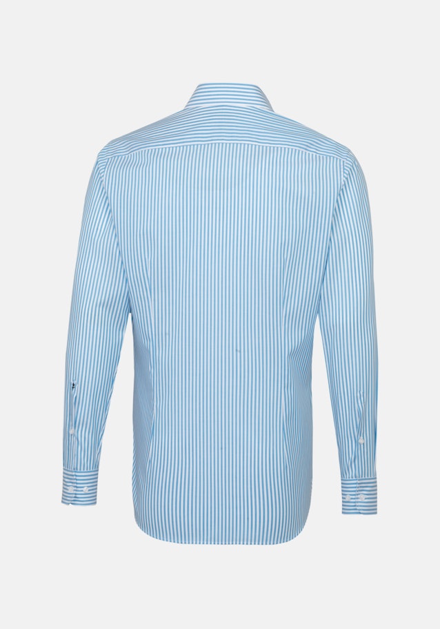 Non-iron Poplin Business Shirt in Shaped with Kent-Collar in Turquoise |  Seidensticker Onlineshop
