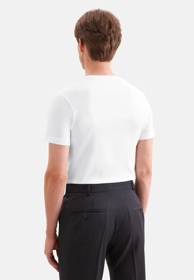 V-Neck Unterzieh-T-Shirt in Weiß | Seidensticker Onlineshop
