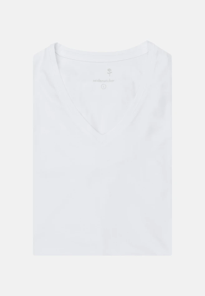 V-Neck Unterzieh-T-Shirt in White | Seidensticker Onlineshop