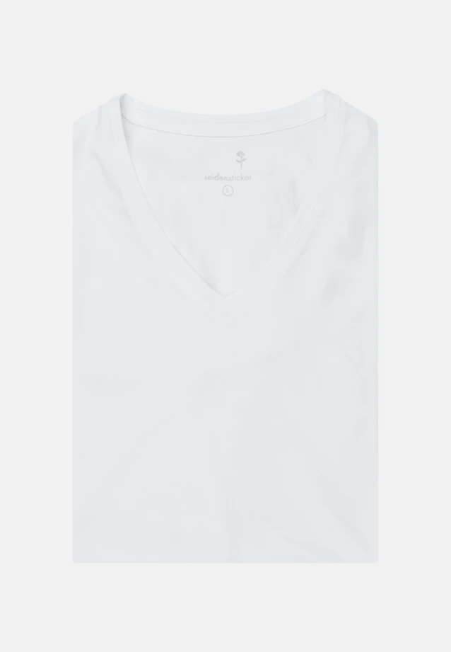 V-Neck Unterzieh-T-Shirt in Weiß |  Seidensticker Onlineshop