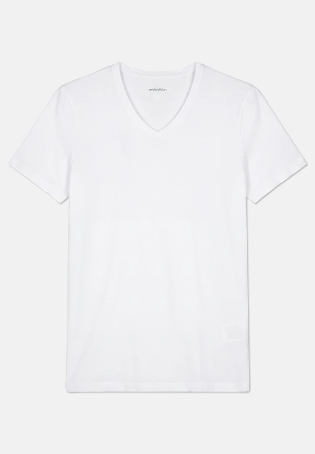V-Neck Unterzieh-T-Shirt in Weiß |  Seidensticker Onlineshop