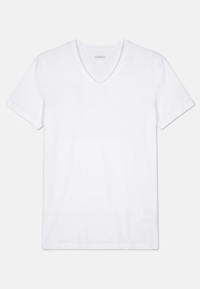 V-Neck Unterzieh-T-Shirt in Weiß | Seidensticker Onlineshop