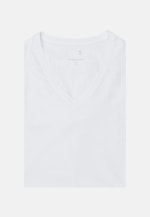 V-Neck T-Shirt Slim fit in Weiß |  Seidensticker Onlineshop