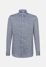 Slim Business Hemd Uni in Dunkelblau |  Seidensticker Onlineshop