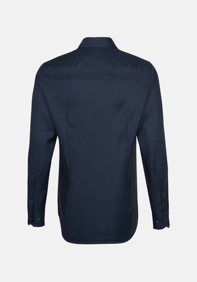Bügelfreies Oxford Business Hemd in Slim mit Kentkragen in Dunkelblau |  Seidensticker Onlineshop