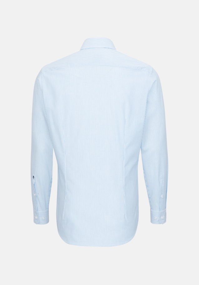 Non-iron Popeline Business overhemd in Slim with Kentkraag in Turquoise/Petrol |  Seidensticker Onlineshop