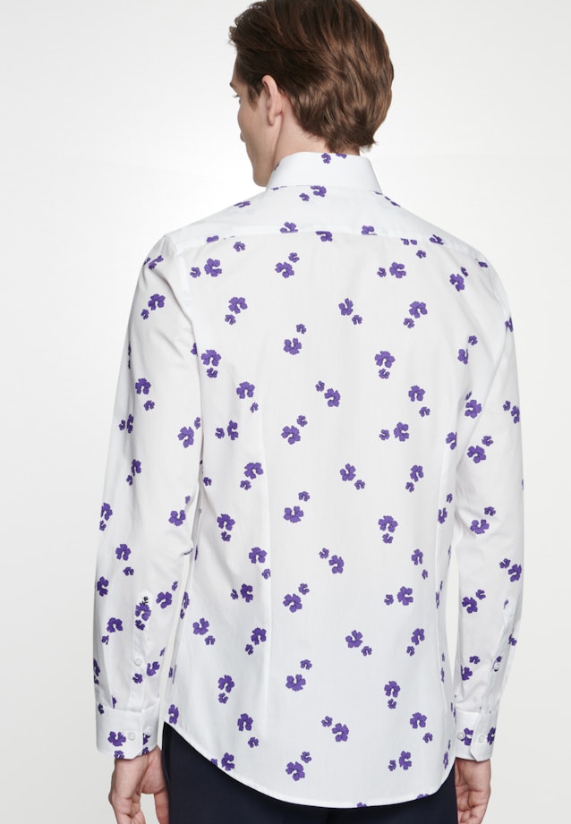 Slim Business Hemd Floral in Weiß |  Seidensticker Onlineshop