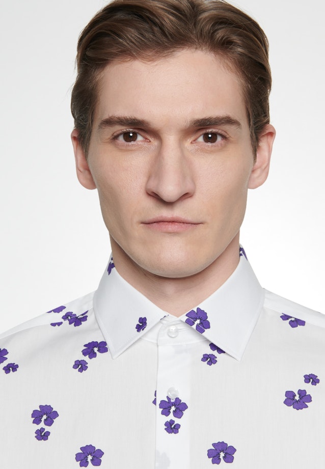 Slim Business Hemd Floral in Weiß |  Seidensticker Onlineshop