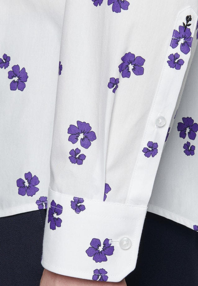 Slim Business Hemd Floral in Weiß |  Seidensticker Onlineshop