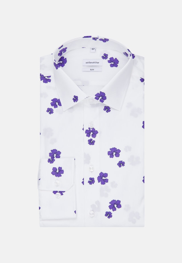 Slim Business Hemd Floral in Weiß |  Seidensticker Onlineshop
