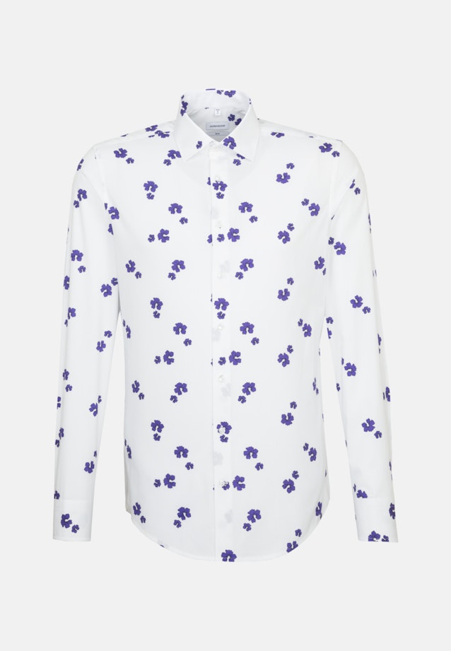 Slim Business Hemd Floral in Weiß |  Seidensticker Onlineshop