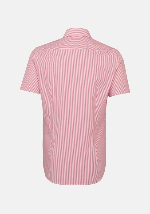 Bügelfreies Popeline Kurzarm Business Hemd in Slim mit Kentkragen in Rot |  Seidensticker Onlineshop