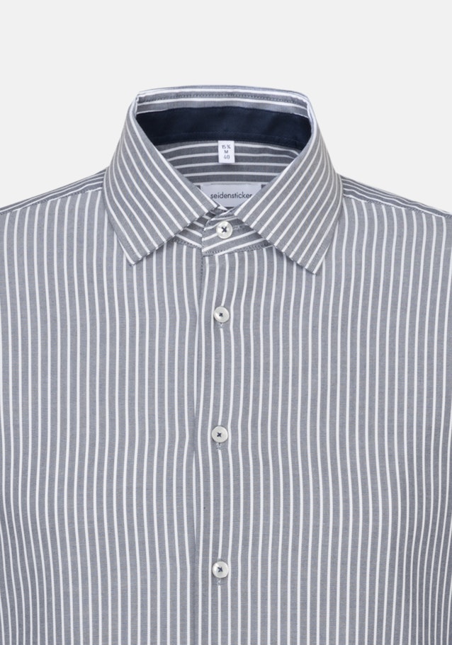 Non-iron Oxford Business Shirt in Slim with Kent-Collar in Dark Blue |  Seidensticker Onlineshop