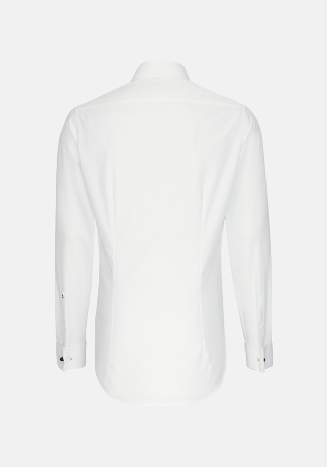 Non-iron Popeline Business overhemd in X-Slim with Kentkraag in Ecru |  Seidensticker Onlineshop