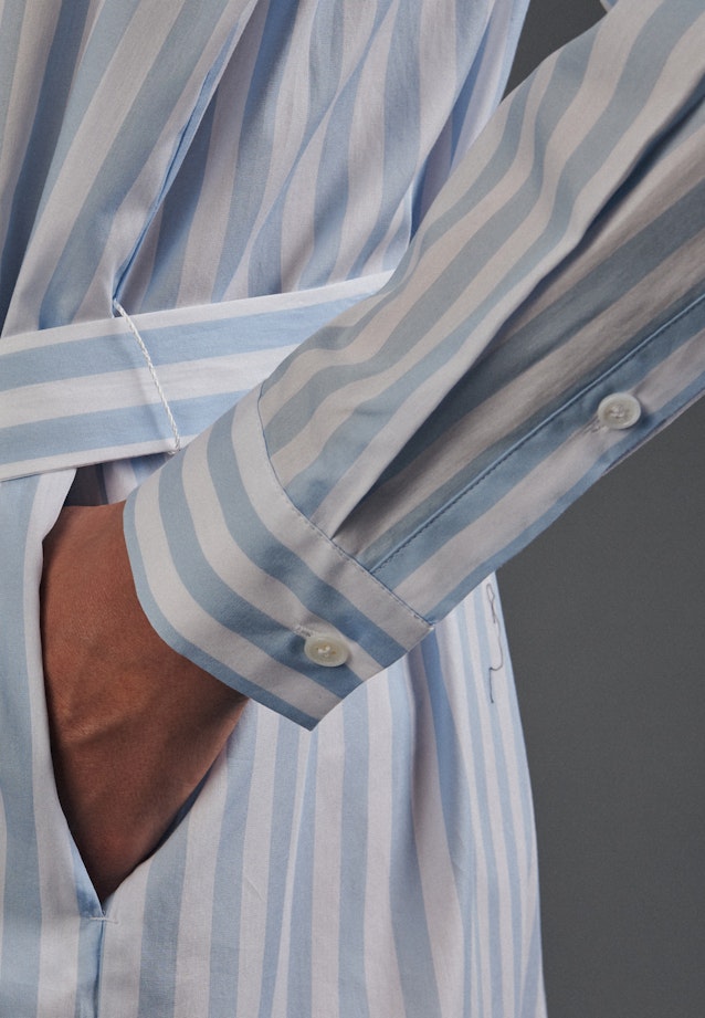 Kleid Streifen in Hellblau |  Seidensticker Onlineshop