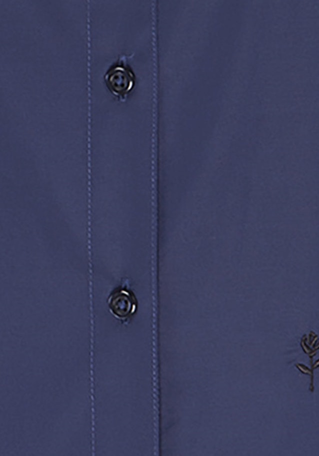 Long sleeve Poplin Body Blouse in Dark Blue |  Seidensticker Onlineshop
