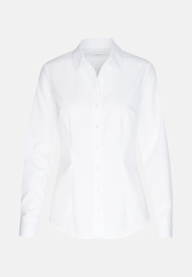 Hemdbluse slim fit in Weiß | Seidensticker Onlineshop