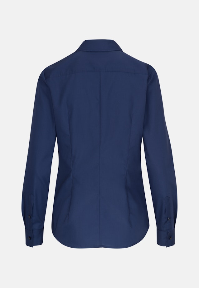 Non-iron Popeline Shirtblouse in Donkerblauw | Seidensticker Onlineshop