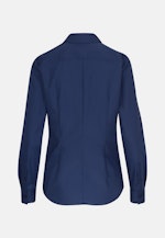 Non-iron Poplin Shirt Blouse in Dark Blue |  Seidensticker Onlineshop