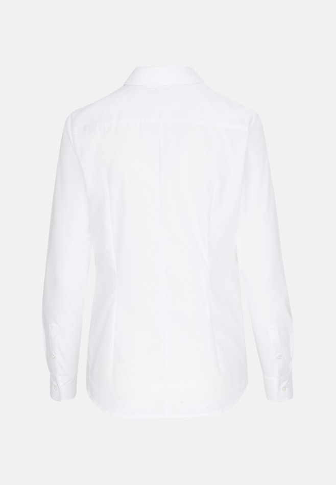 Non-iron Poplin Shirt Blouse in White | Seidensticker online shop