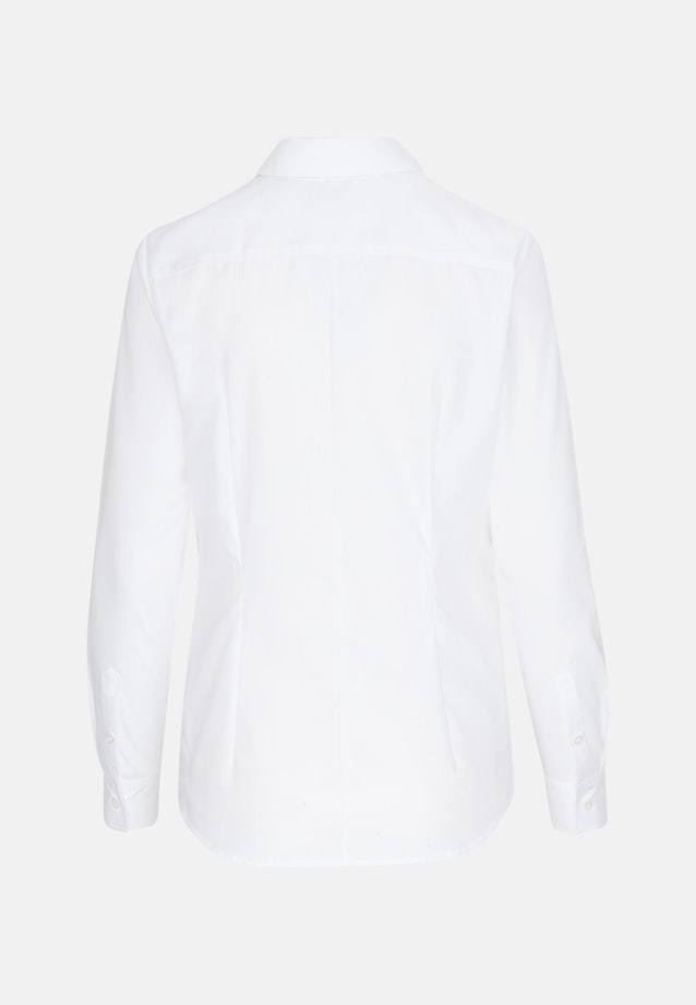 Non-iron Poplin Shirt Blouse in White |  Seidensticker Onlineshop