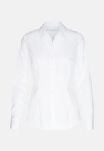 Non-iron Popeline Shirtblouse in Wit |  Seidensticker Onlineshop