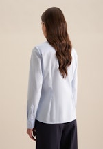 Non-iron Poplin Shirt Blouse in Light Blue |  Seidensticker Onlineshop