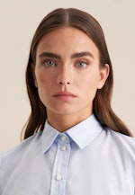 Non-iron Poplin Shirt Blouse in Light Blue |  Seidensticker Onlineshop