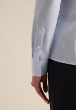 Non-iron Poplin Shirt Blouse in Light Blue |  Seidensticker Onlineshop