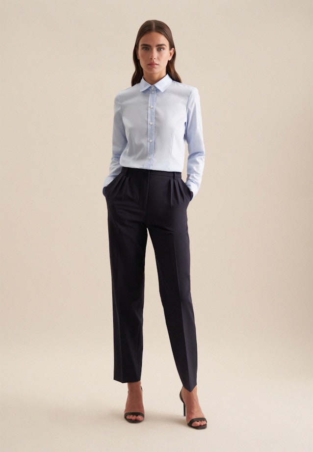 Hemdbluse regular fit in Hellblau |  Seidensticker Onlineshop