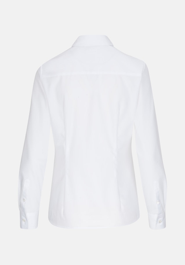 Non-iron Poplin Shirt Blouse in White | Seidensticker Onlineshop