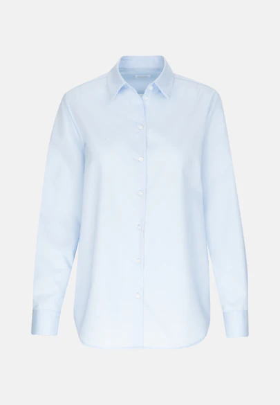 Hemdbluse Uni in Hellblau |  Seidensticker Onlineshop