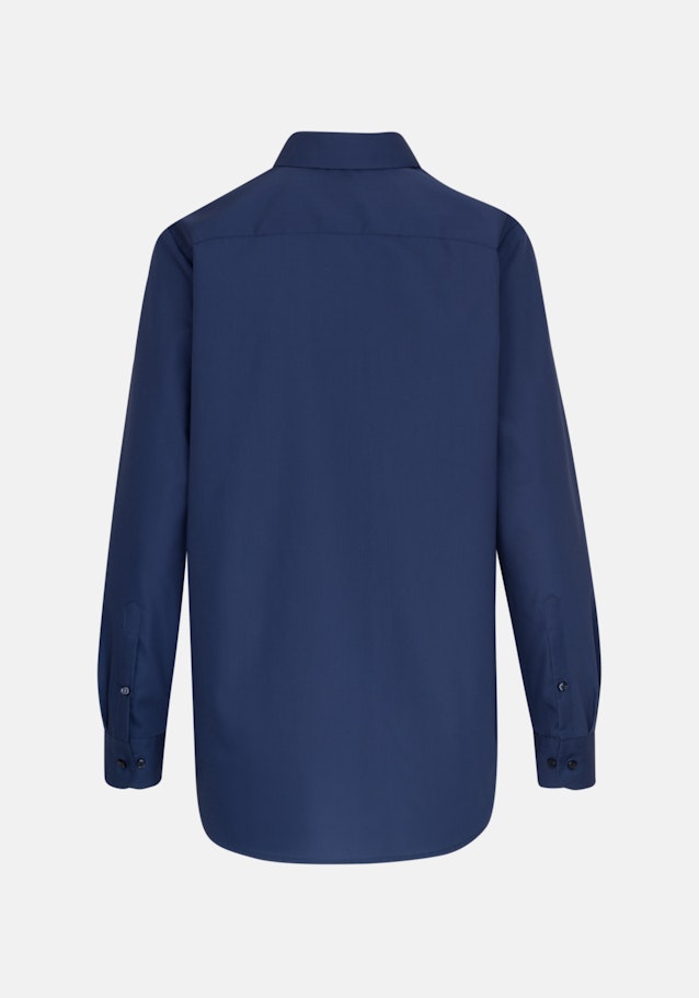 Hemdbluse Uni in Dunkelblau | Seidensticker Onlineshop