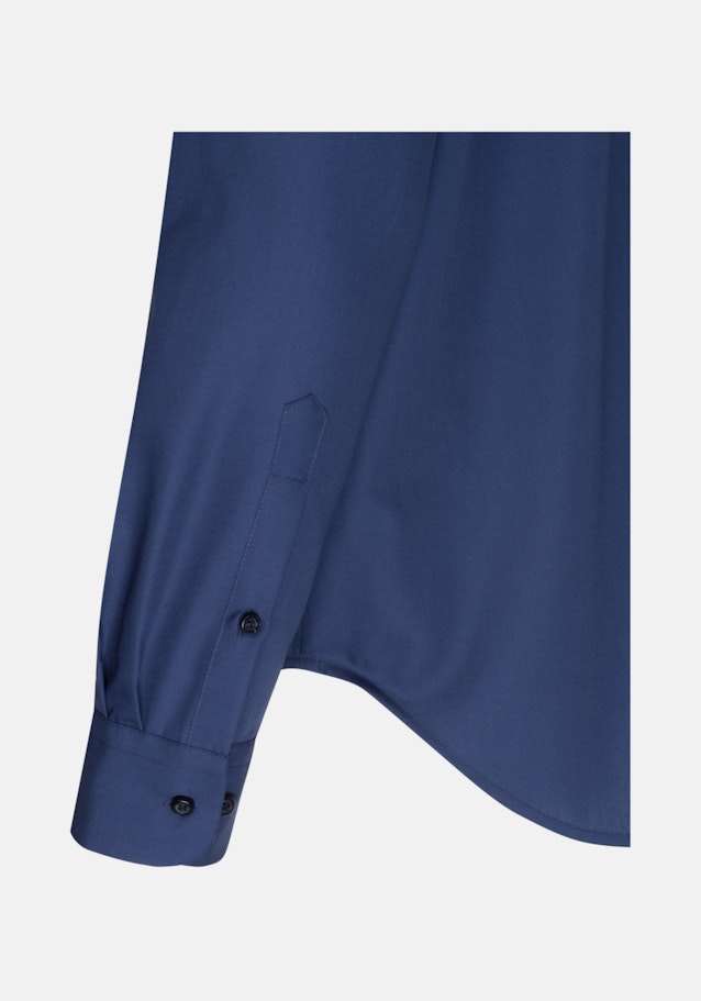Hemdbluse Uni in Dunkelblau | Seidensticker Onlineshop