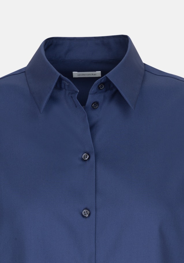 Hemdbluse Uni in Dunkelblau | Seidensticker Onlineshop
