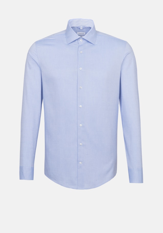 Non-iron Oxfordhemd in Slim with Kentkraag in Lichtblauw |  Seidensticker Onlineshop