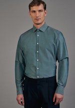 Shaped Chemise Business Uni in Vert |  Seidensticker Onlineshop