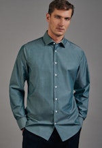 Shaped Chemise Business Uni in Vert |  Seidensticker Onlineshop
