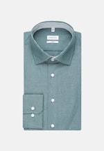 Shaped Chemise Business Uni in Vert |  Seidensticker Onlineshop